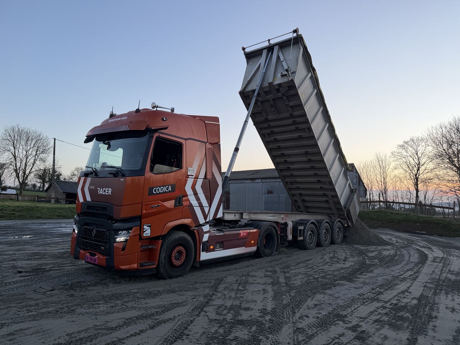 Transport en benne TP