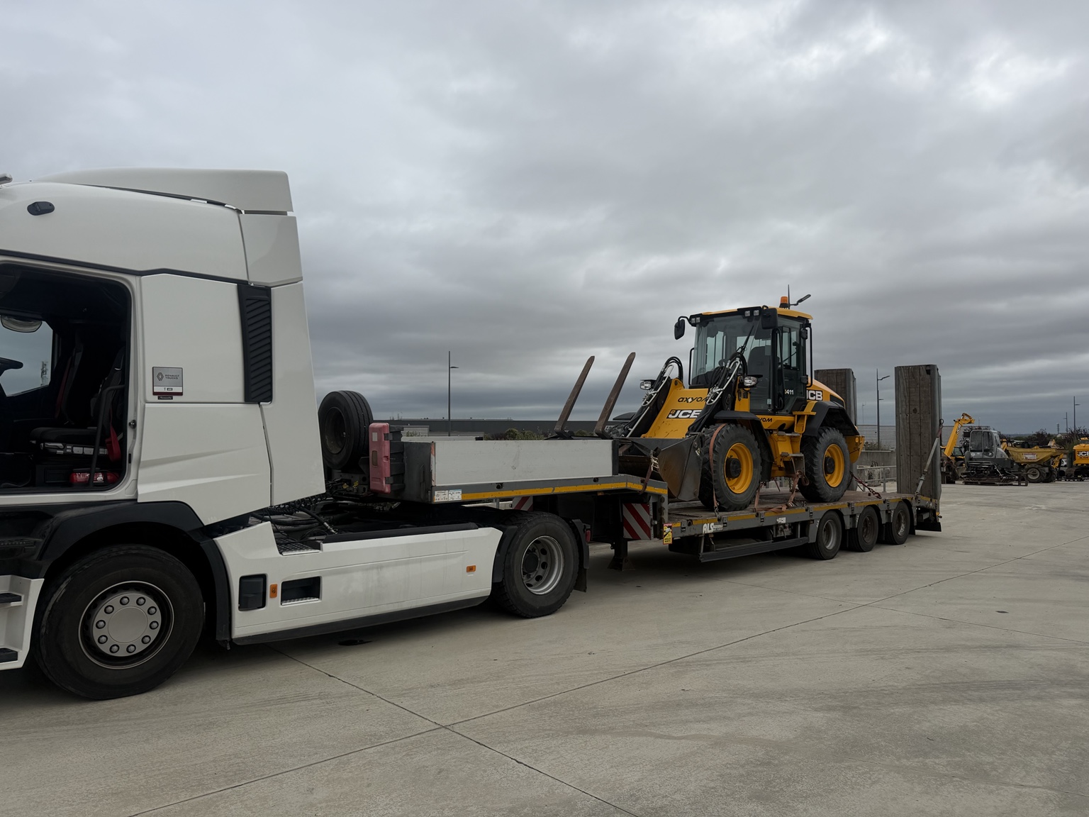 Transport d'engins
